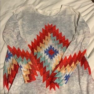 Aztec, multi colored, sweater